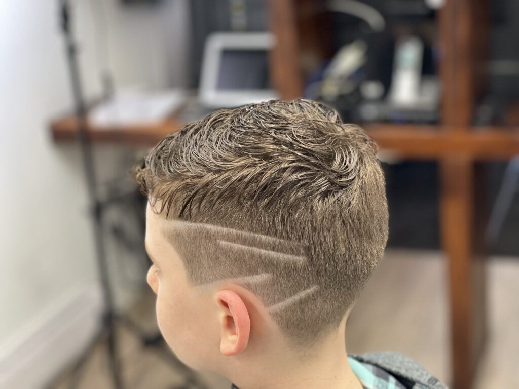 boys haircut and design